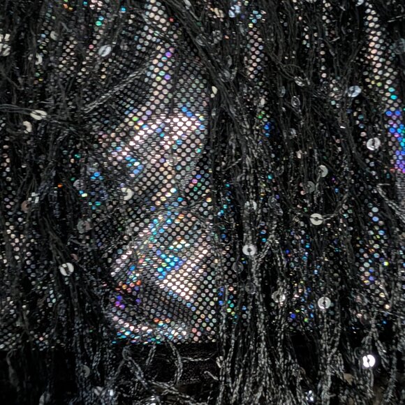 Dark Rave Rodeo Cowgirl Costume - Picture 3 of 4